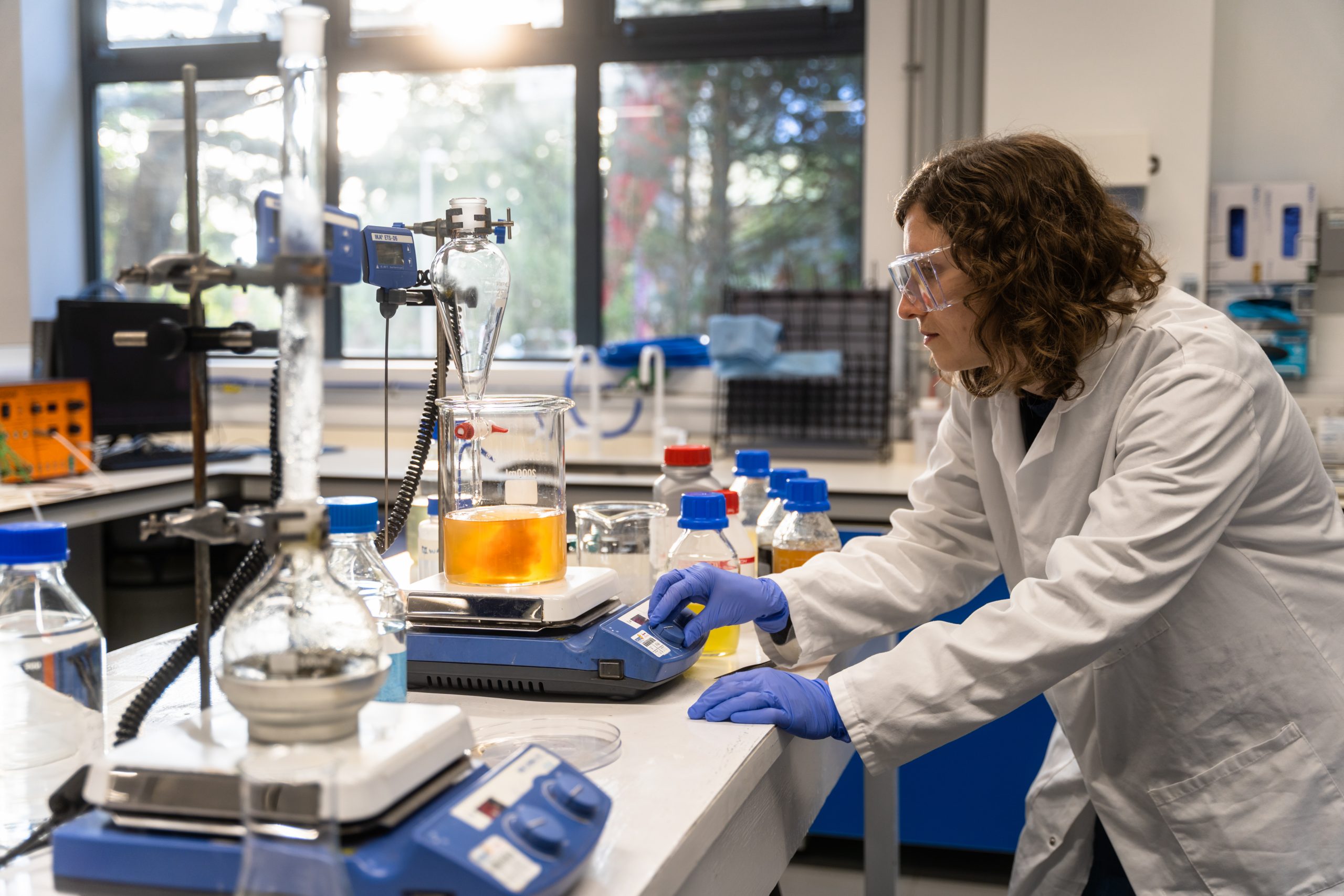 Kelpi’s Chief Scientific Officer Dr Stefanie Federle at work in the lab