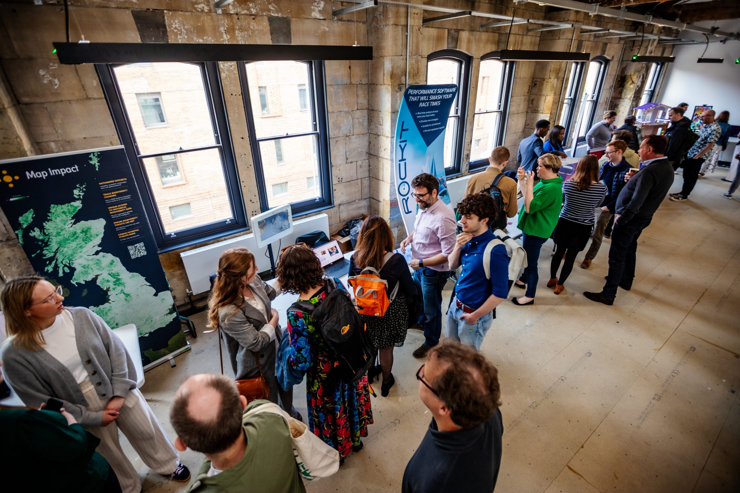 Image Showing Attendees at The Space Showcase