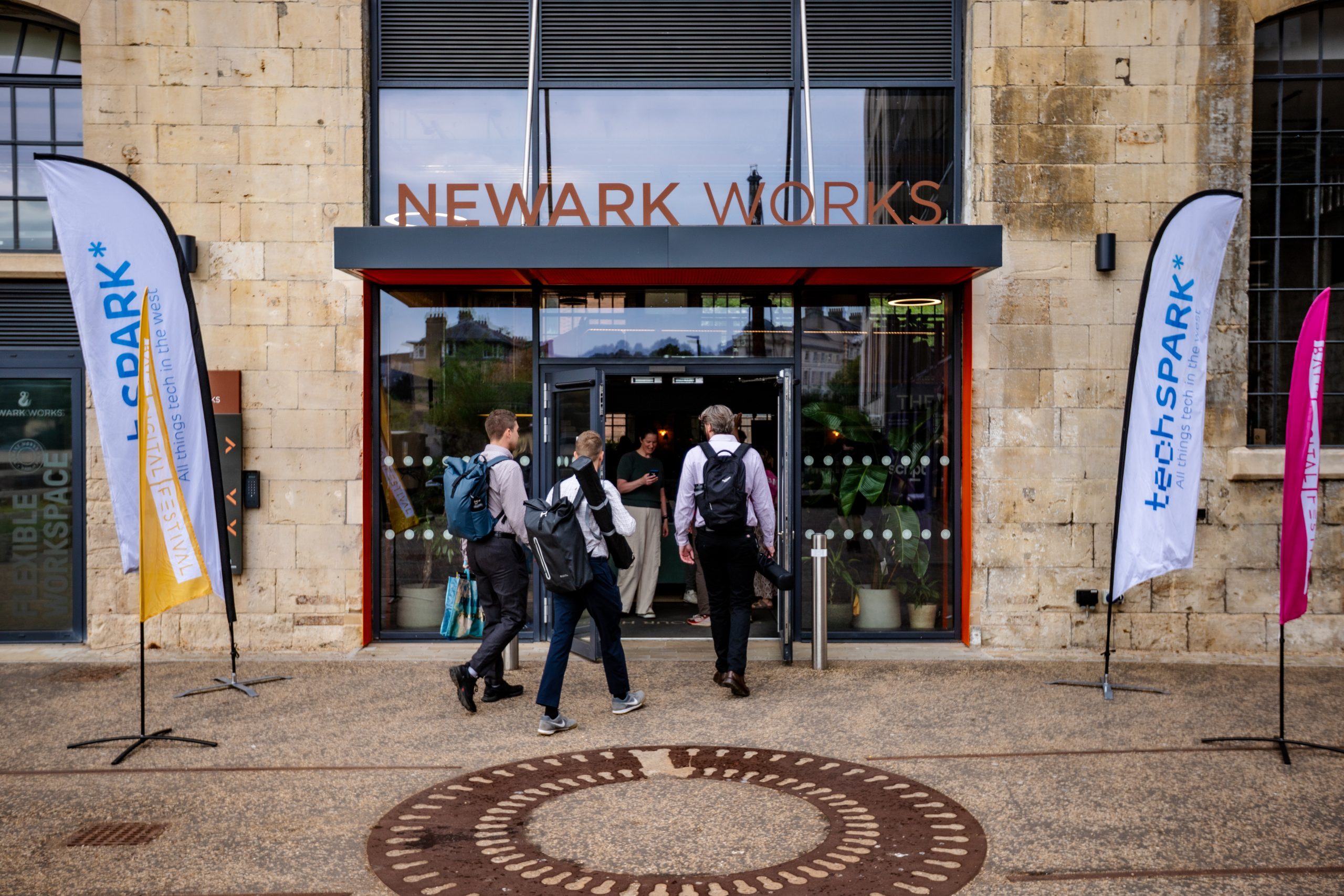 Image Showing Attendees Arriving At Bath Digital Festival